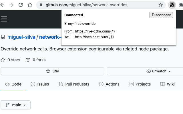 Network Overrides chrome谷歌浏览器插件_扩展第1张截图