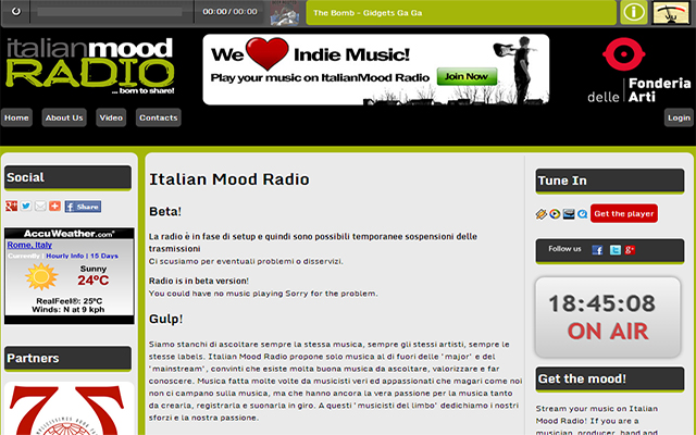 Italian Mood Radio chrome谷歌浏览器插件_扩展第2张截图