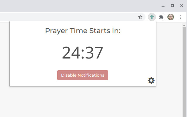 Prayer Time chrome谷歌浏览器插件_扩展第3张截图