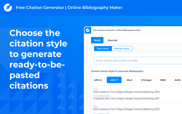 Free Citation Generator chrome谷歌浏览器插件_扩展第4张截图