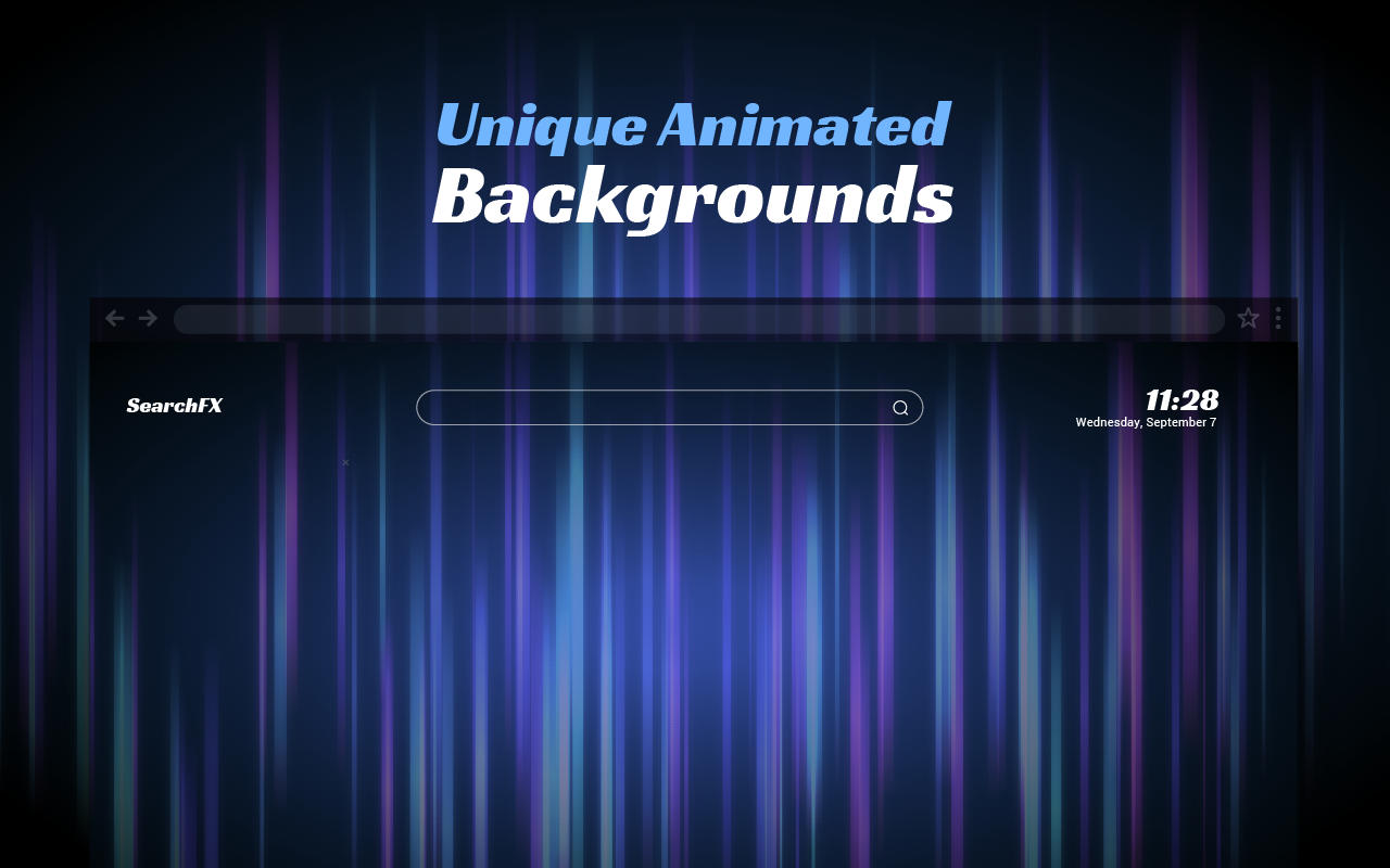 SearchFX Animated Backgrounds New Tab chrome谷歌浏览器插件_扩展第4张截图