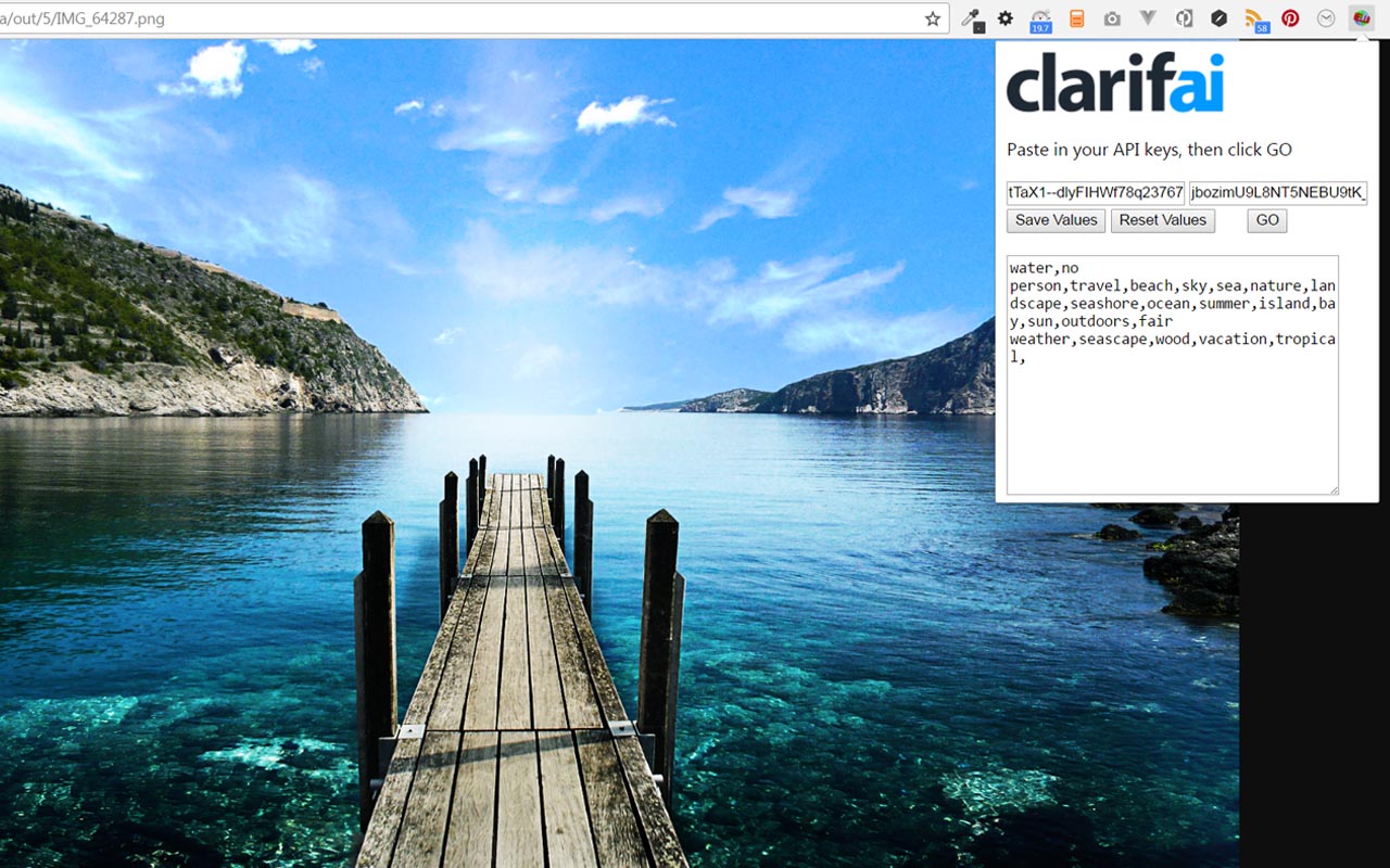 clarifAI Image Tagger chrome谷歌浏览器插件_扩展第1张截图