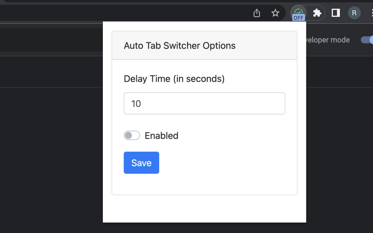 Auto Tab Switcher chrome谷歌浏览器插件_扩展第1张截图