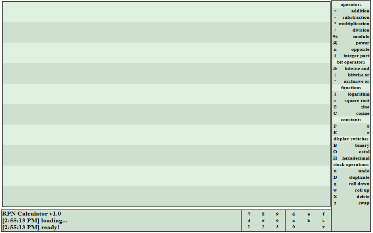 RPN Calculator chrome谷歌浏览器插件_扩展第1张截图