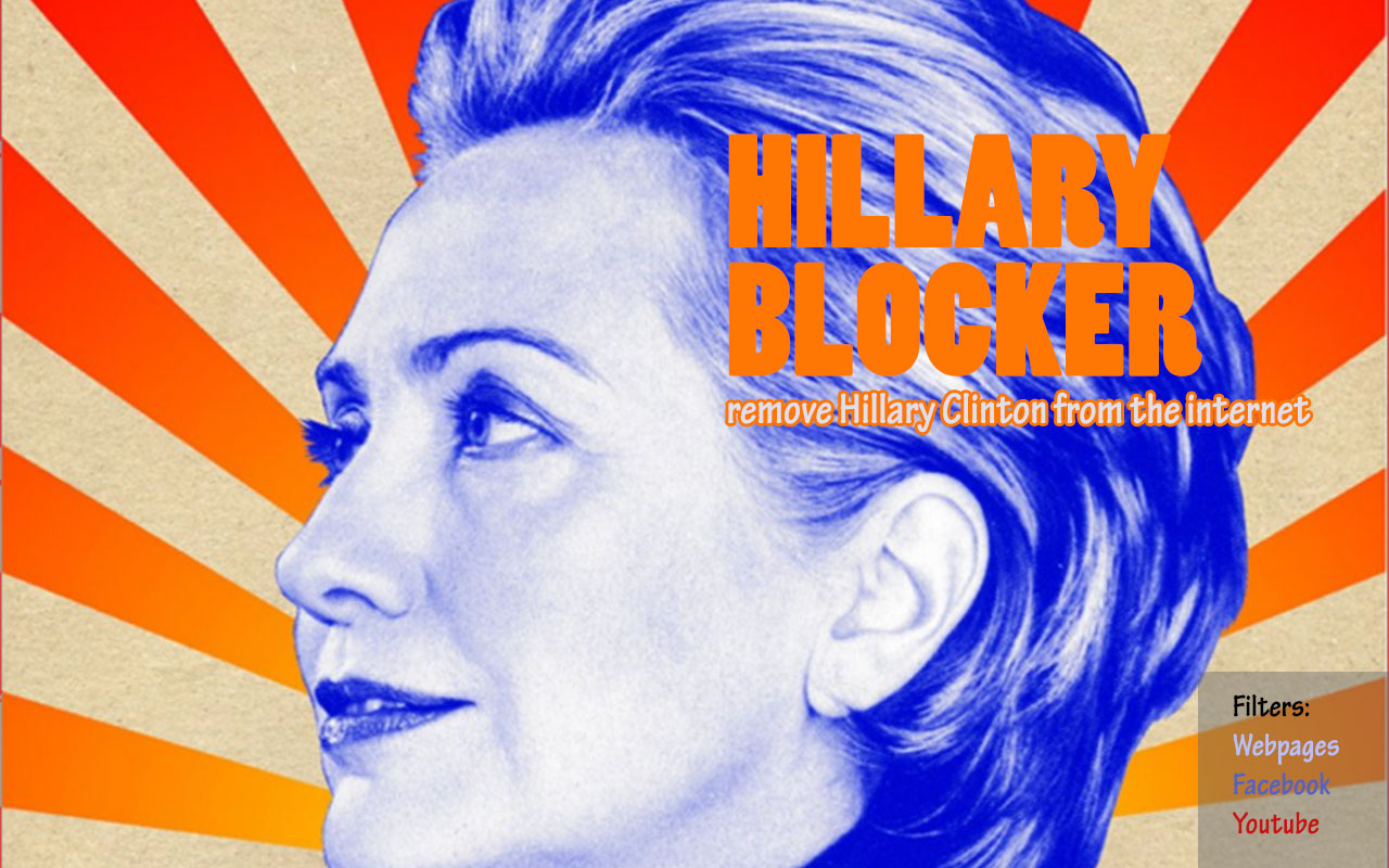 Hillary Blocker chrome谷歌浏览器插件_扩展第1张截图