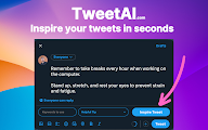 TweetAI.com - Smart AI Tweet Generator chrome谷歌浏览器插件_扩展第1张截图
