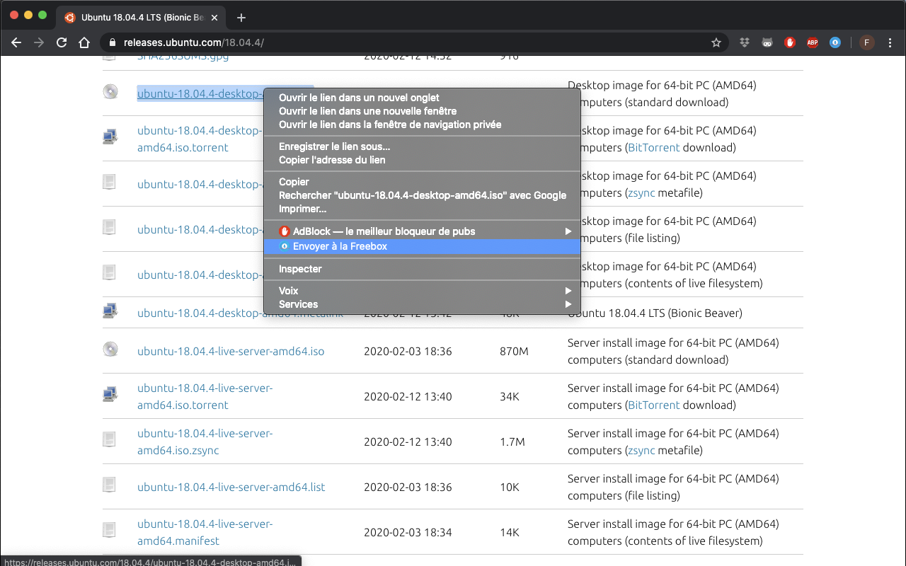 SendToFreebox chrome谷歌浏览器插件_扩展第3张截图