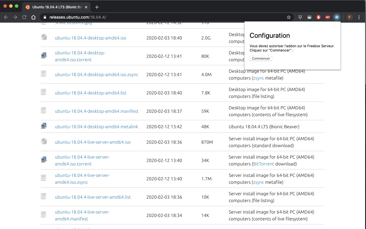 SendToFreebox chrome谷歌浏览器插件_扩展第5张截图