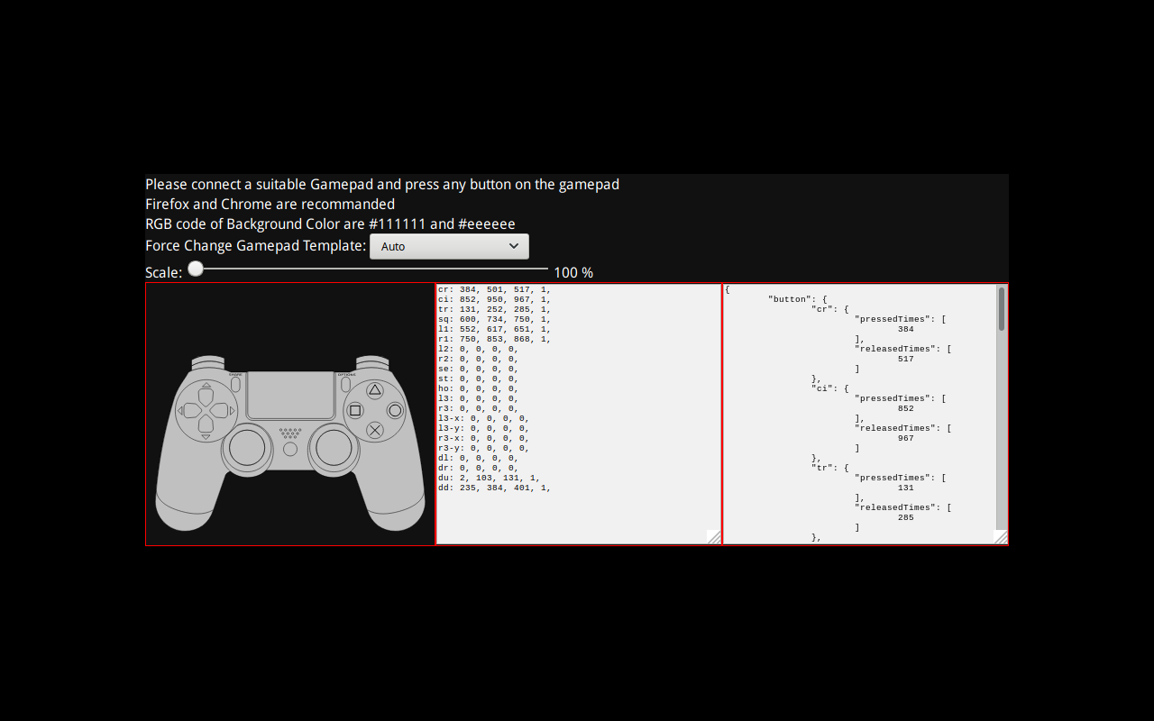 HTML5 Gamepad Detector chrome谷歌浏览器插件_扩展第1张截图