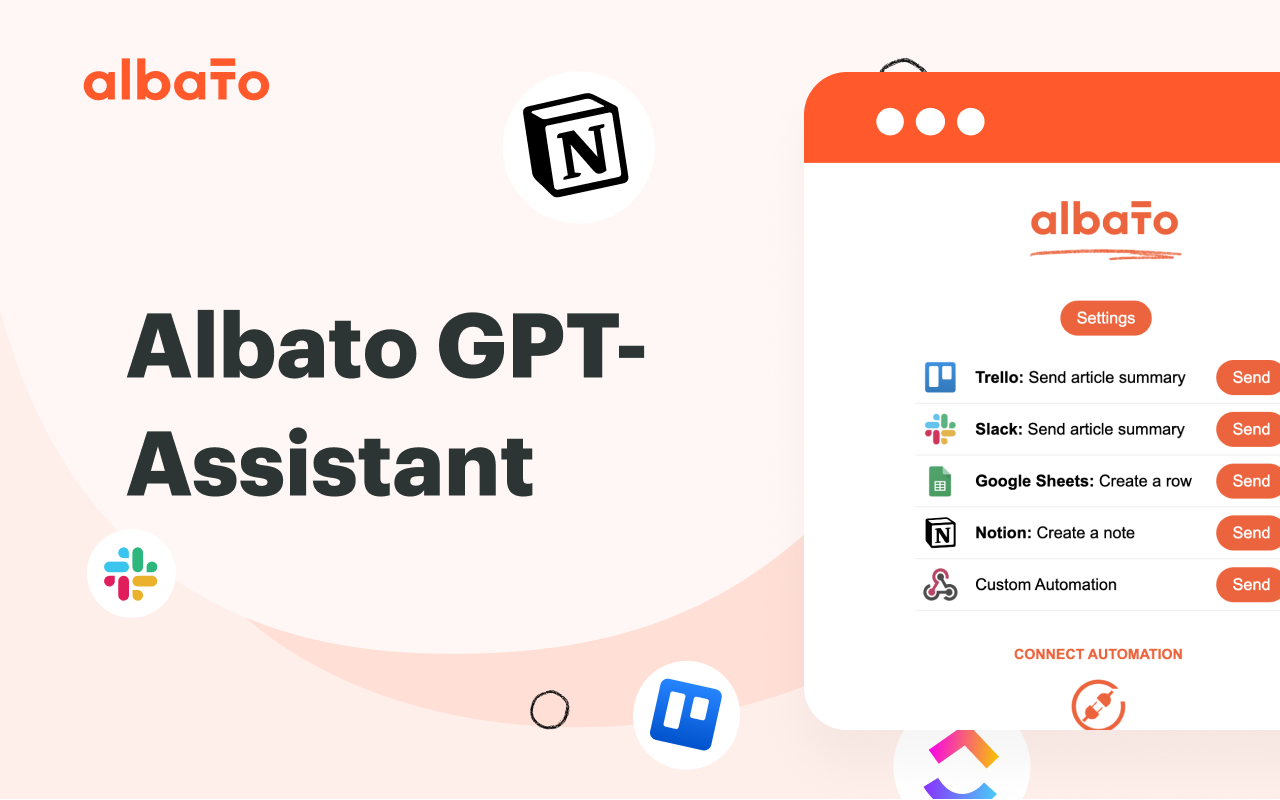 Albato GPT-Assistant chrome谷歌浏览器插件_扩展第5张截图