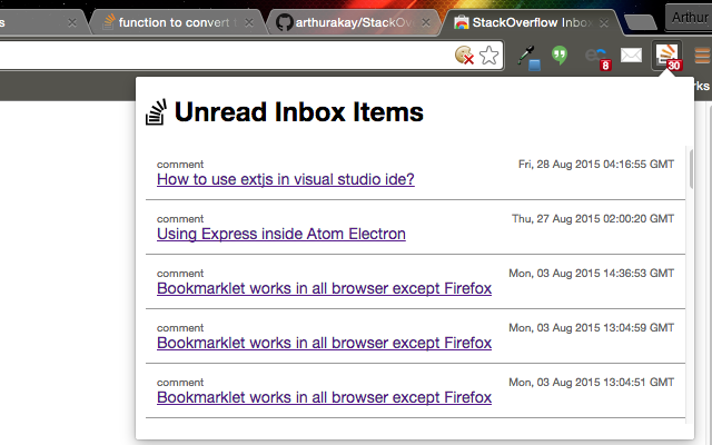 StackOverflow Inbox Notifications chrome谷歌浏览器插件_扩展第1张截图