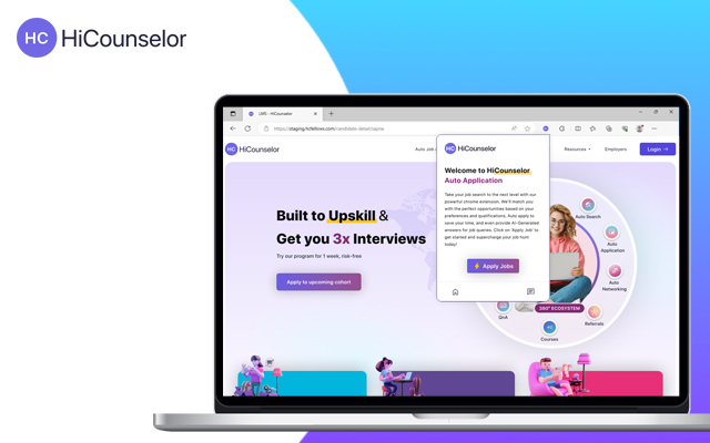 HiCounselor Auto Application - Job Assistant! chrome谷歌浏览器插件_扩展第3张截图