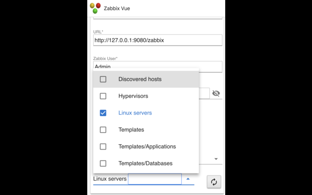 Zabbix Vue chrome谷歌浏览器插件_扩展第2张截图