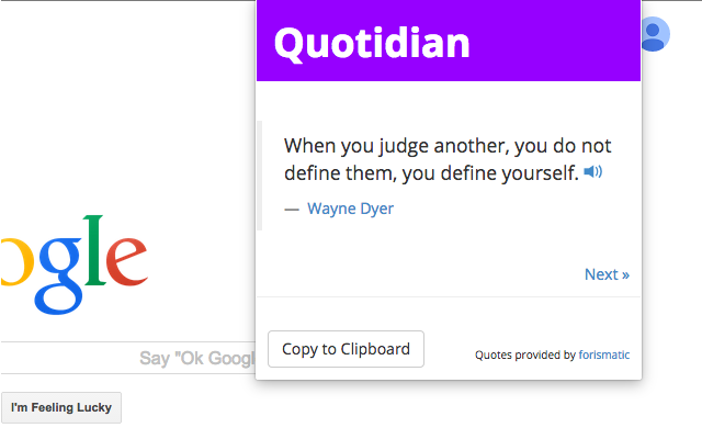 Quotidian chrome谷歌浏览器插件_扩展第1张截图