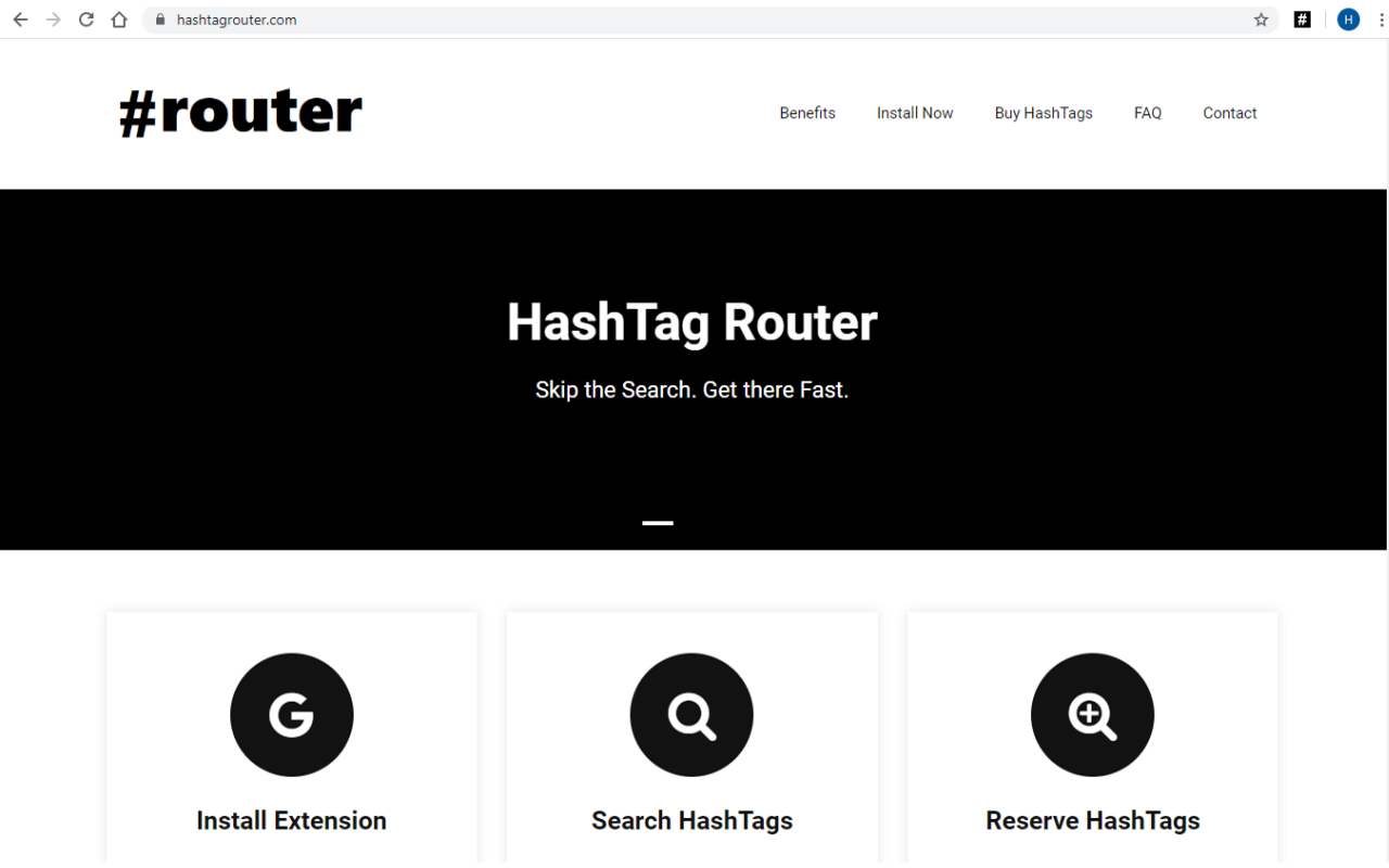 HashTag Router chrome谷歌浏览器插件_扩展第1张截图