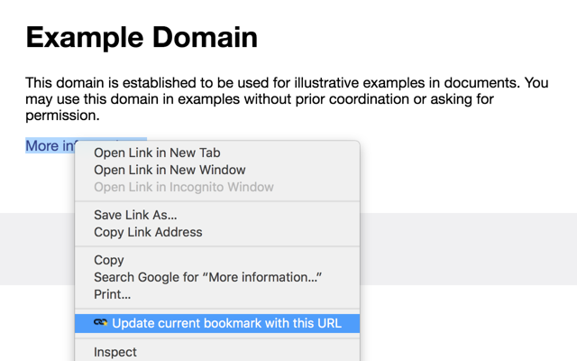 Update current bookmark chrome谷歌浏览器插件_扩展第1张截图