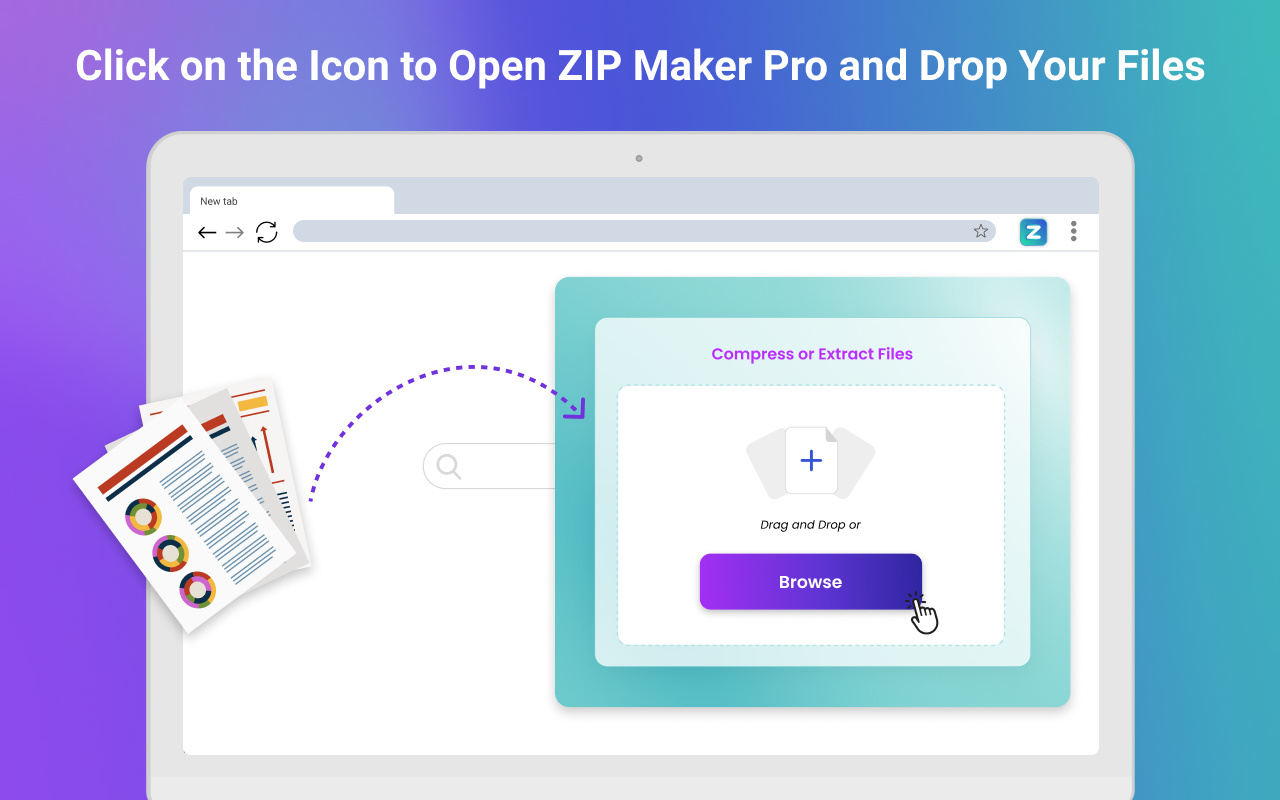 ZIP Maker Pro chrome谷歌浏览器插件_扩展第2张截图