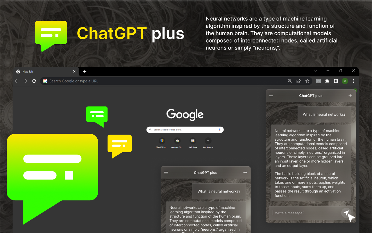 ChatGPT plus chrome谷歌浏览器插件_扩展第2张截图