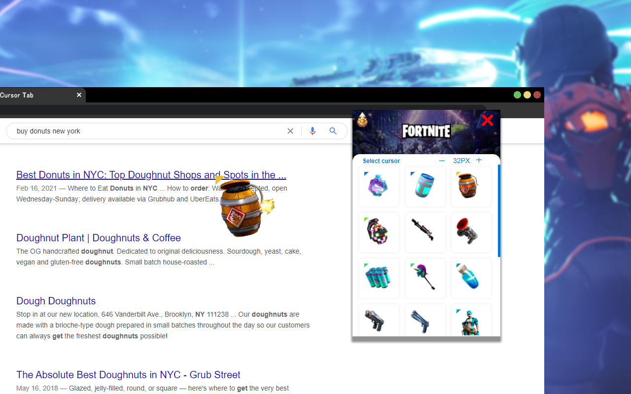 Fortnite Cursor chrome谷歌浏览器插件_扩展第2张截图