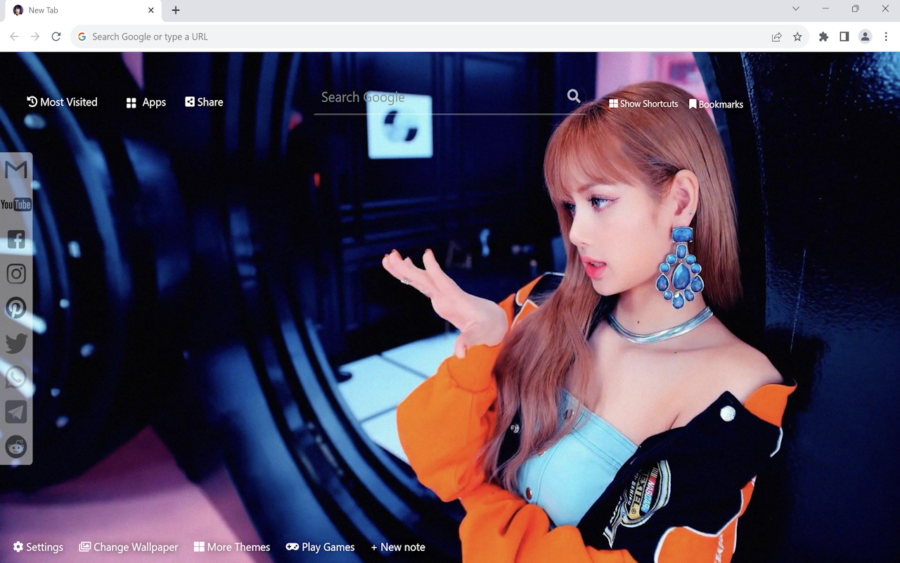 Blackpink Lisa Wallpaper chrome谷歌浏览器插件_扩展第2张截图