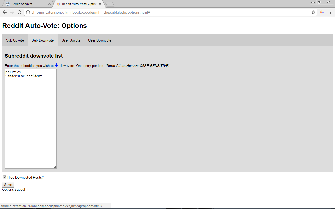 Reddit Auto-Voter chrome谷歌浏览器插件_扩展第4张截图
