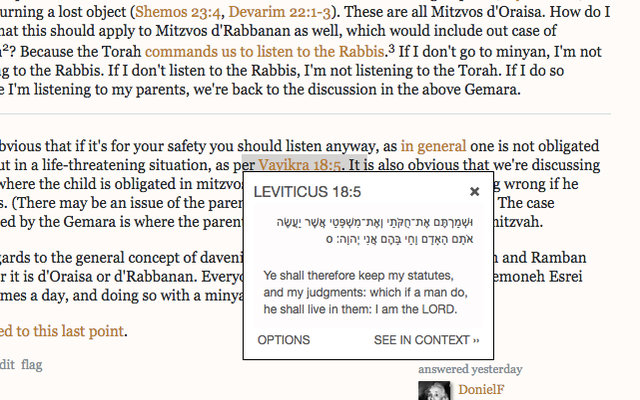 Mekor Torah Sources chrome谷歌浏览器插件_扩展第2张截图