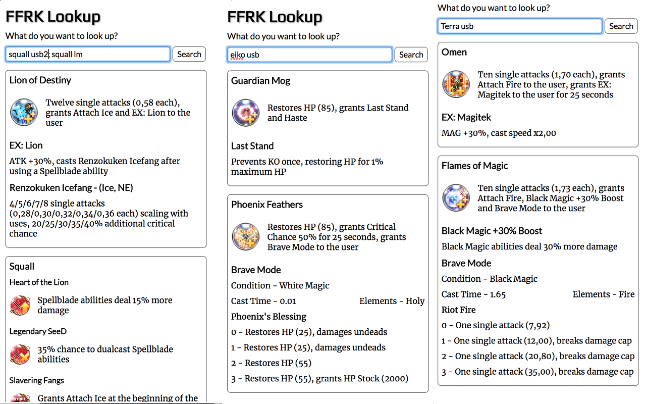 FFRK Lookup chrome谷歌浏览器插件_扩展第1张截图