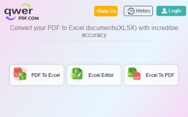 将PDF转为Excel chrome谷歌浏览器插件_扩展第2张截图