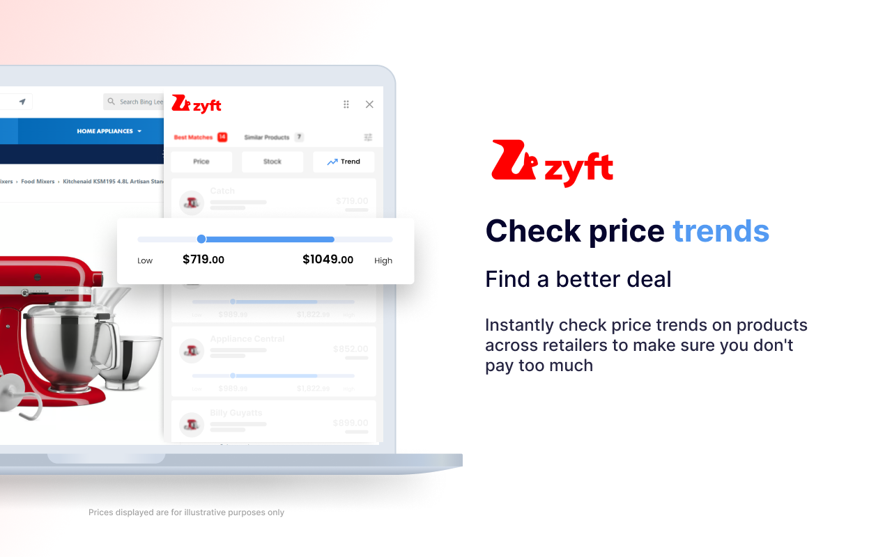 Zyft – Shopping Price Comparison chrome谷歌浏览器插件_扩展第1张截图