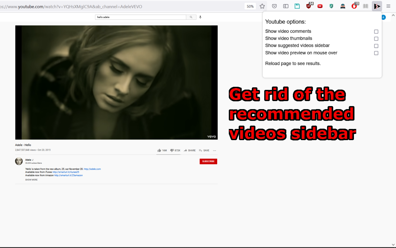 Less Addictive YouTube chrome谷歌浏览器插件_扩展第1张截图