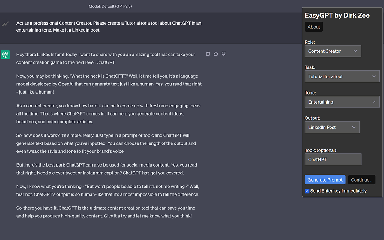 EasyGPT chrome谷歌浏览器插件_扩展第1张截图