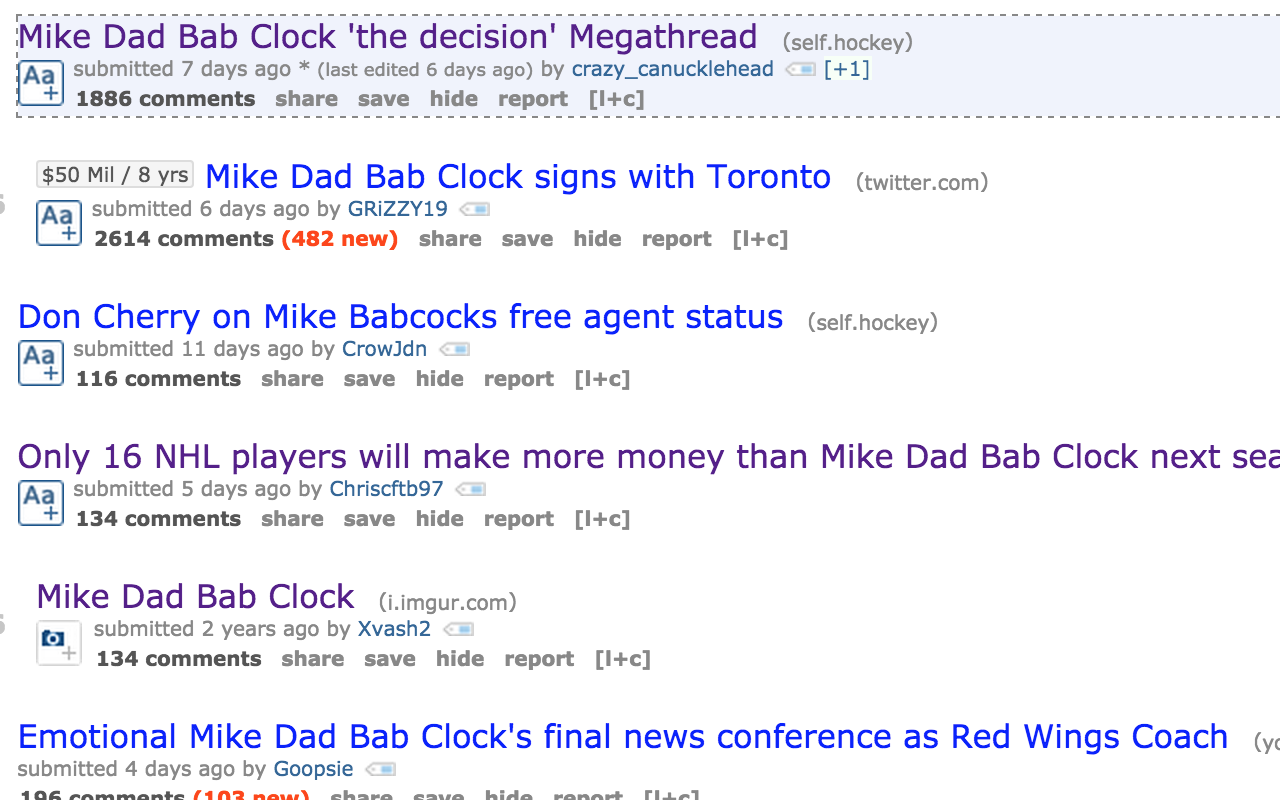 Mike Dad Bab Clock chrome谷歌浏览器插件_扩展第1张截图