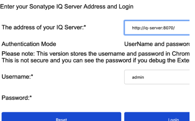 Sonatype Nexus IQ Evaluation chrome谷歌浏览器插件_扩展第1张截图