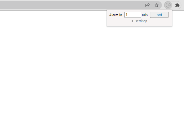 Lightweight Alarm clock chrome谷歌浏览器插件_扩展第5张截图