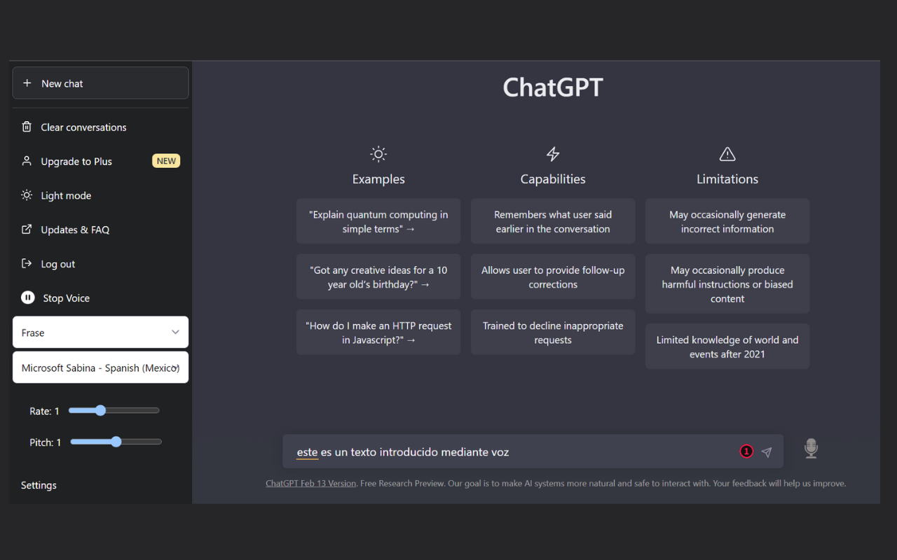 ChatGPT Tool Voice chrome谷歌浏览器插件_扩展第3张截图
