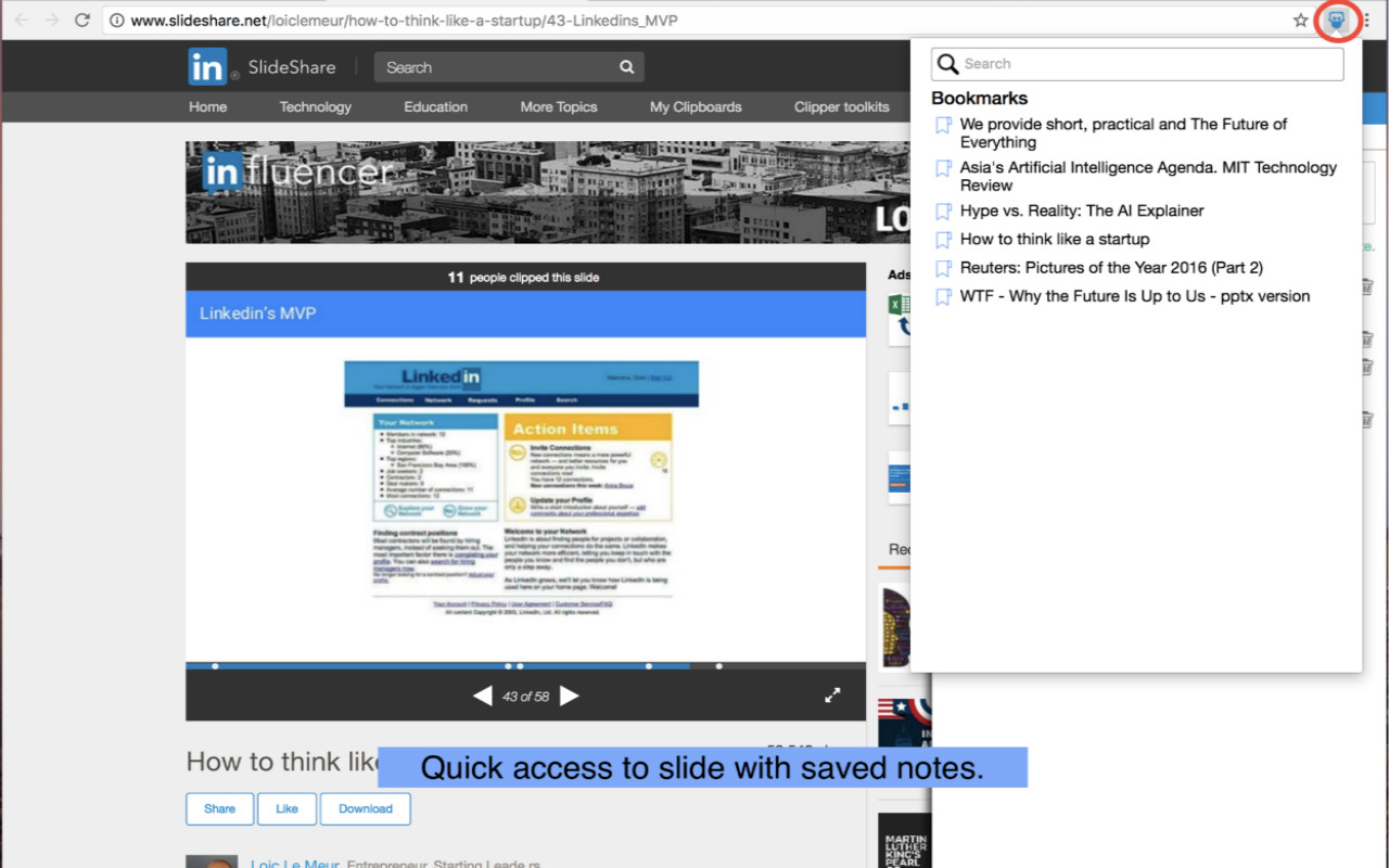 SlideShare Clipper chrome谷歌浏览器插件_扩展第1张截图