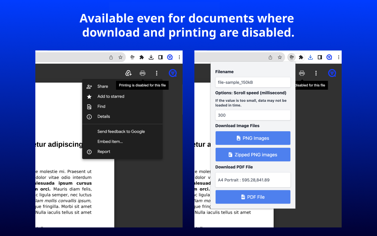 Document Preview Exporter for Google Drive chrome谷歌浏览器插件_扩展第3张截图