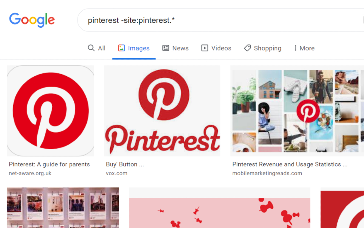 No Pinterest Results chrome谷歌浏览器插件_扩展第1张截图