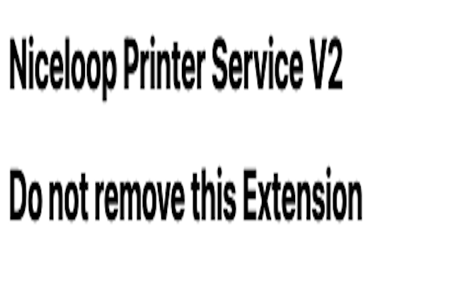 Niceloop Printer Interface V2 chrome谷歌浏览器插件_扩展第2张截图