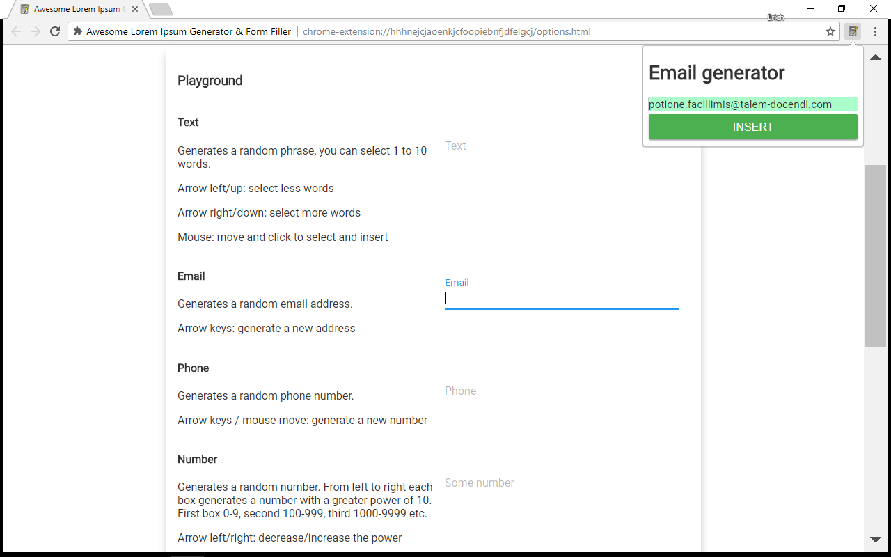 Awesome Lorem Ipsum Generator & Form Filler chrome谷歌浏览器插件_扩展第5张截图