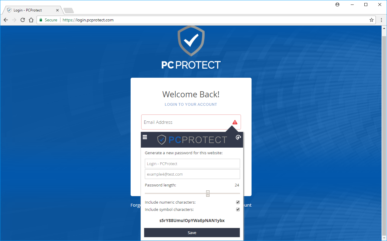 PC Protect Password Vault Assistant chrome谷歌浏览器插件_扩展第1张截图