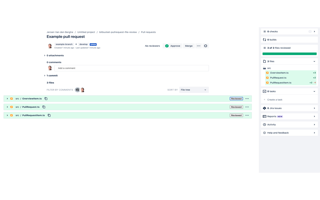 Bitbucket Pull Request File Review chrome谷歌浏览器插件_扩展第1张截图