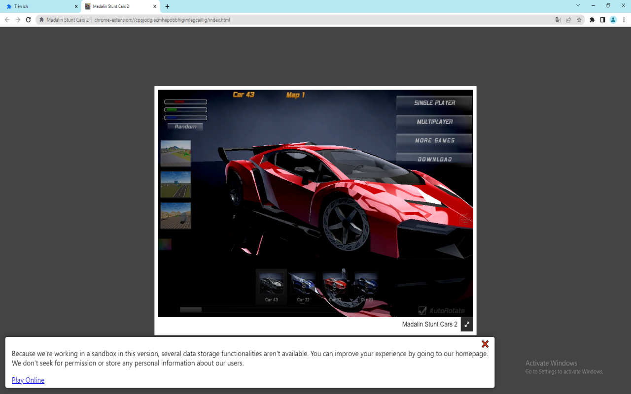 Madalin Stunt Cars 2 chrome谷歌浏览器插件_扩展第1张截图