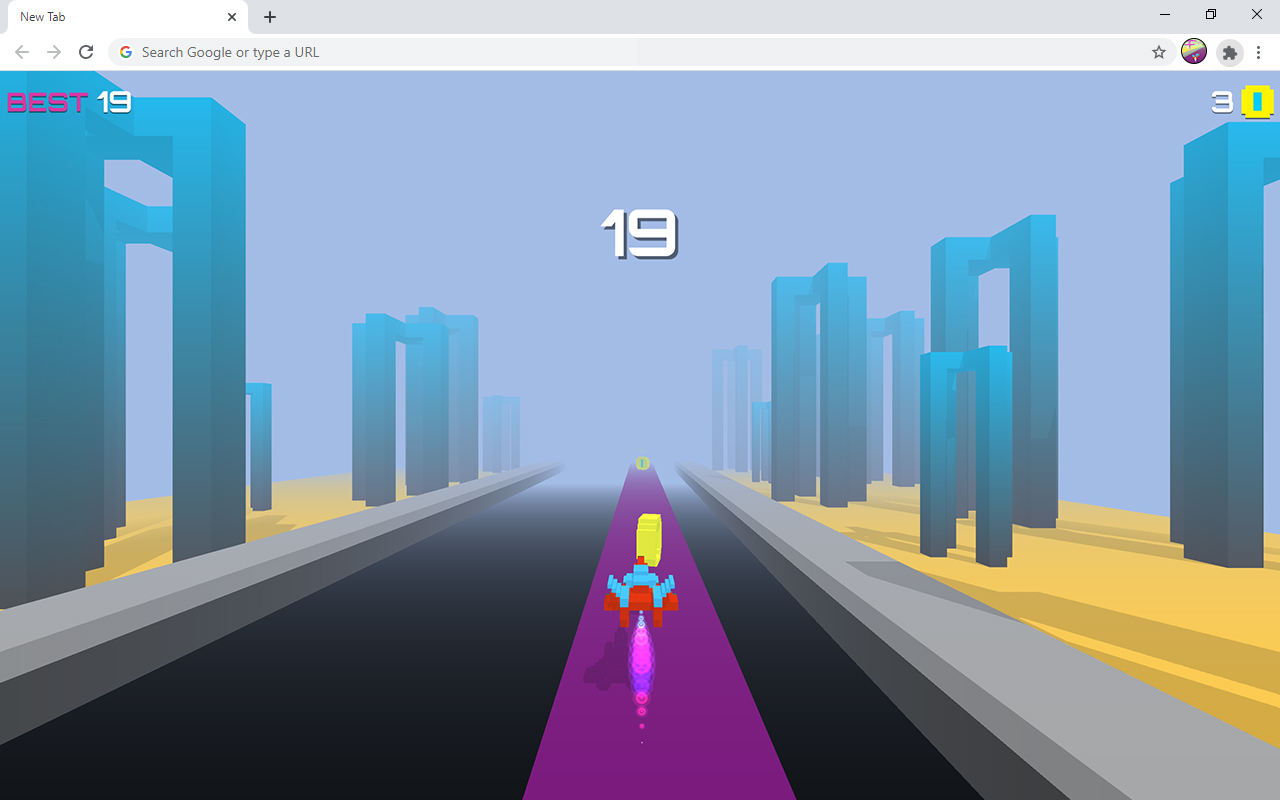 Spaceship Racing Game chrome谷歌浏览器插件_扩展第5张截图