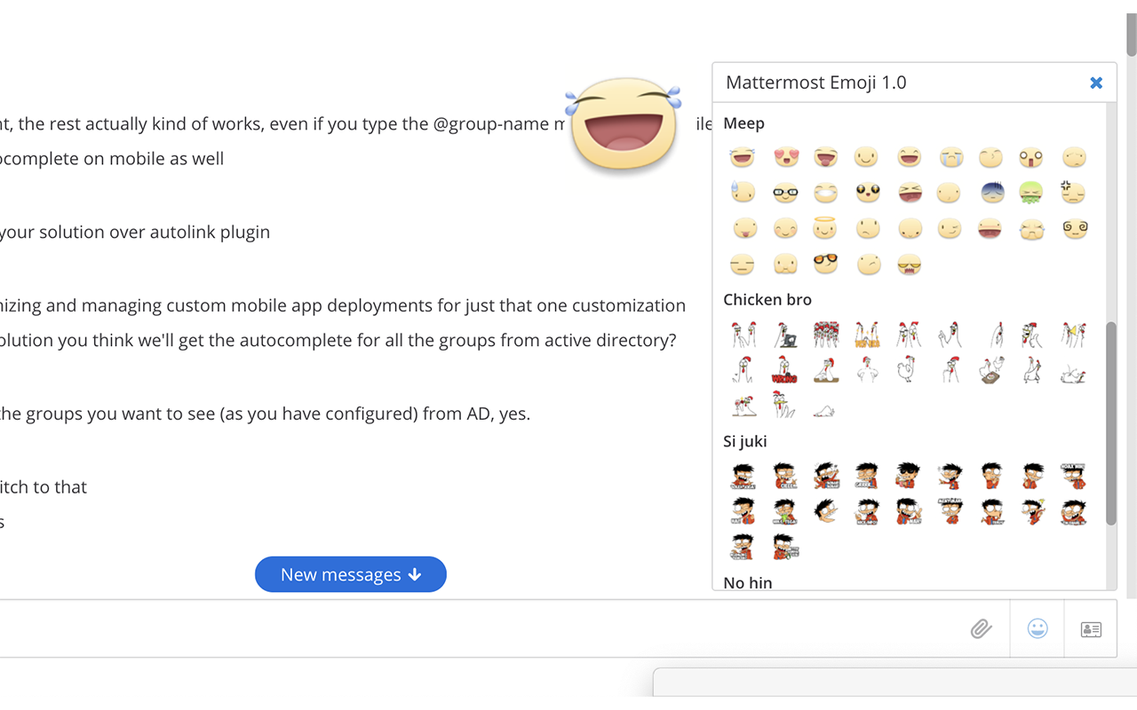 Mattermost Emoji Extension chrome谷歌浏览器插件_扩展第1张截图