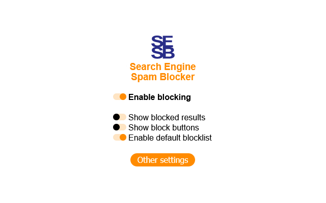 Search Engine Spam Blocker chrome谷歌浏览器插件_扩展第2张截图