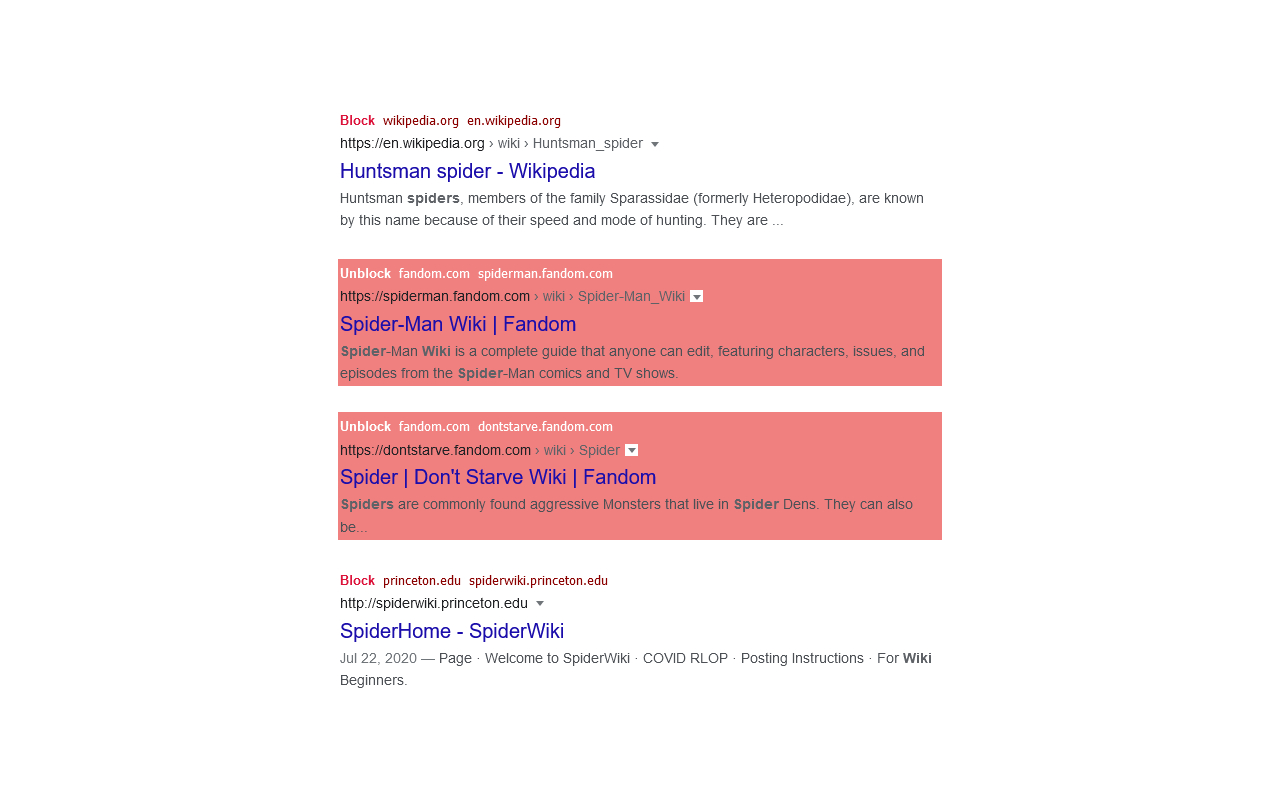 Search Engine Spam Blocker chrome谷歌浏览器插件_扩展第5张截图