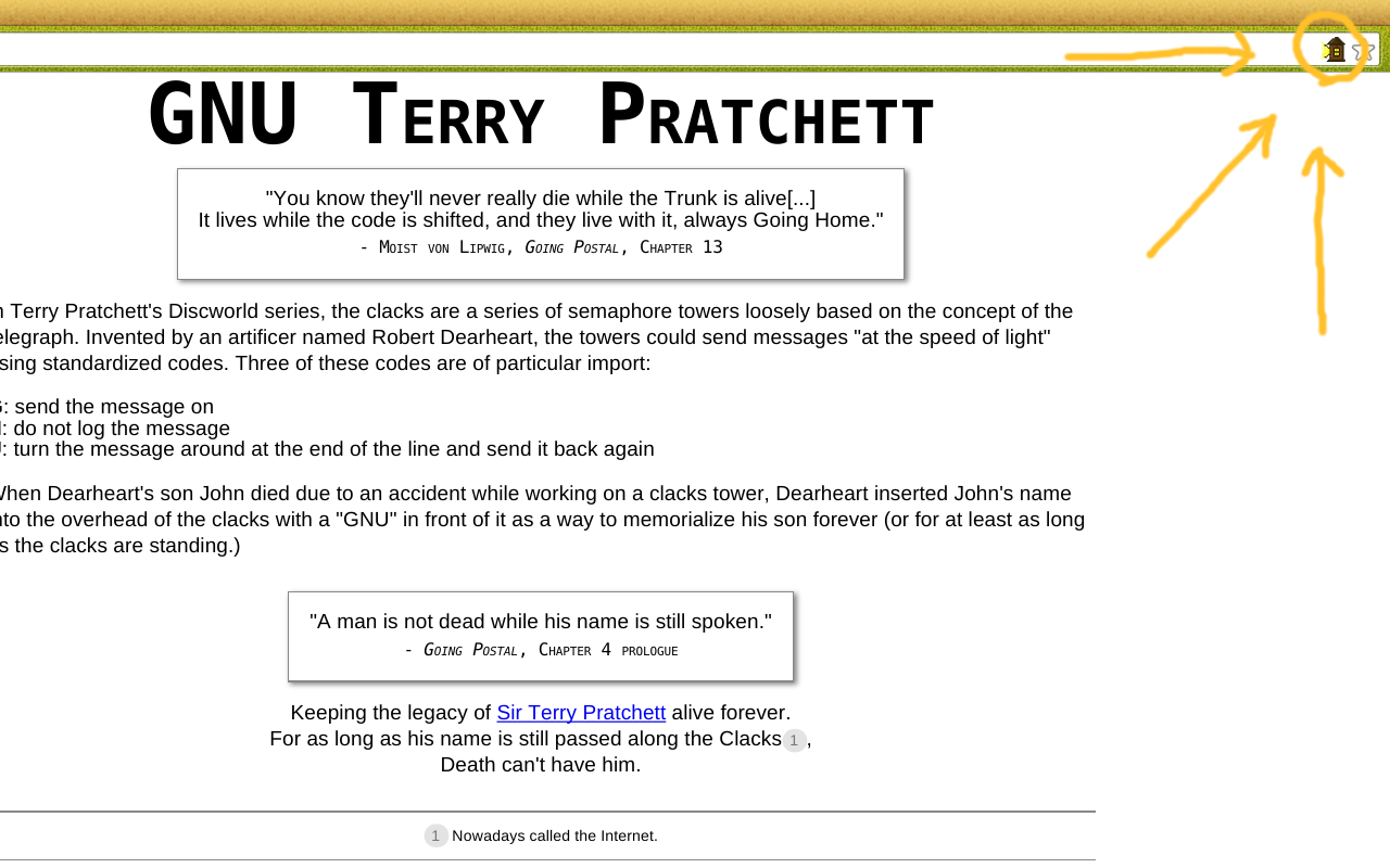 Clacks Overhead - GNU Terry Pratchett chrome谷歌浏览器插件_扩展第1张截图
