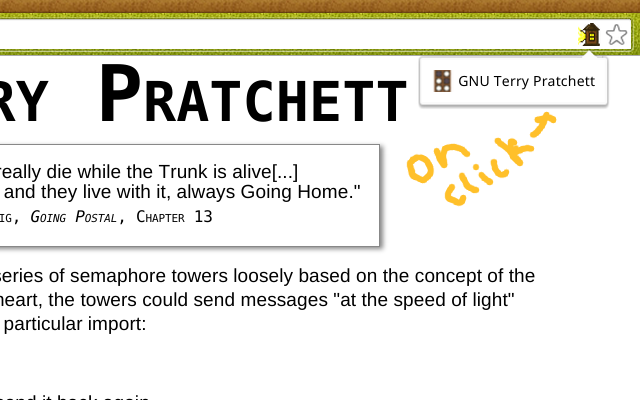 Clacks Overhead - GNU Terry Pratchett chrome谷歌浏览器插件_扩展第2张截图