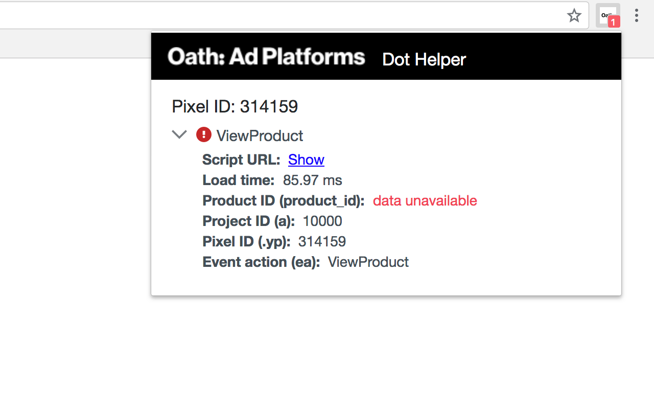 Oath: Ad Platforms Dot Helper chrome谷歌浏览器插件_扩展第1张截图